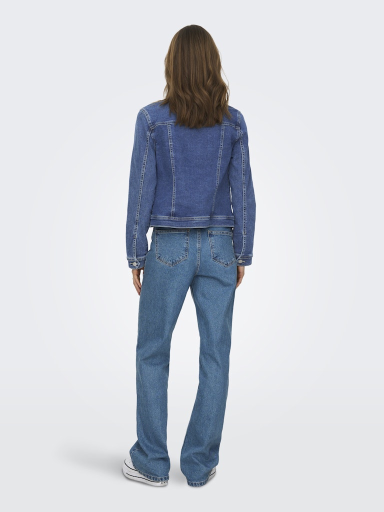 only Damen Jacken Medium Blue Den