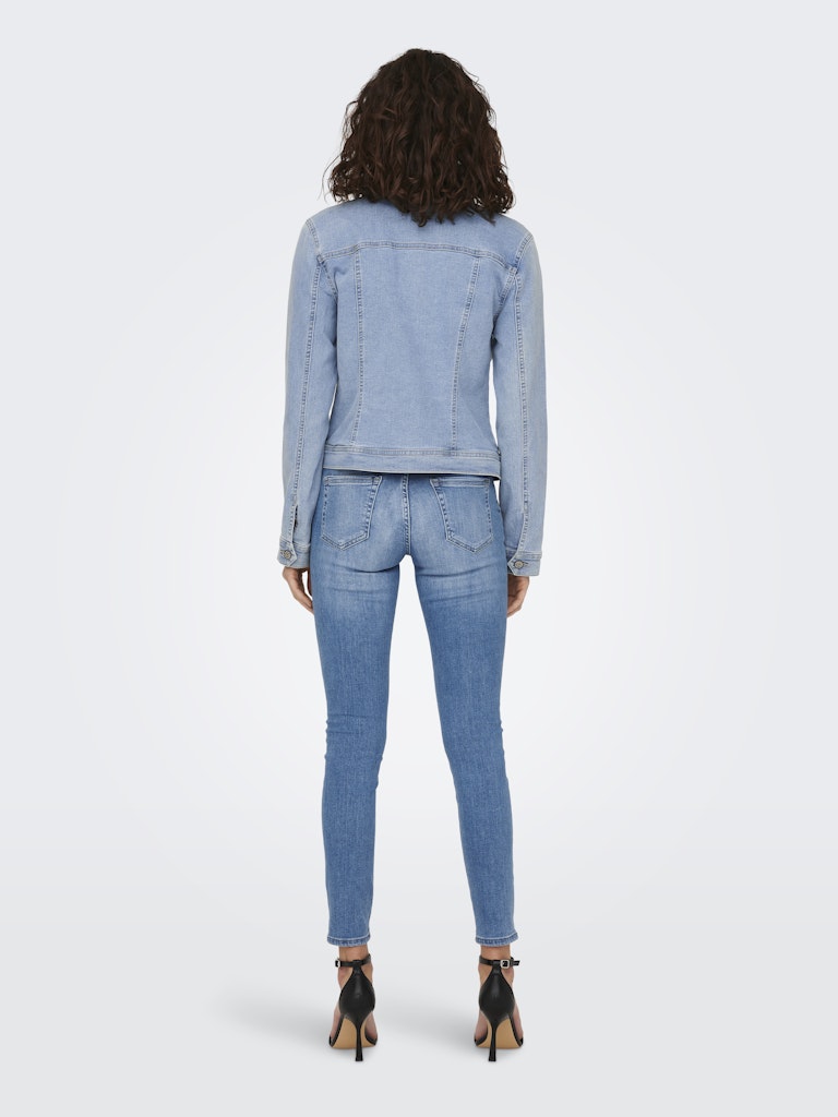 Only Damen Jacken Light Blue Deni