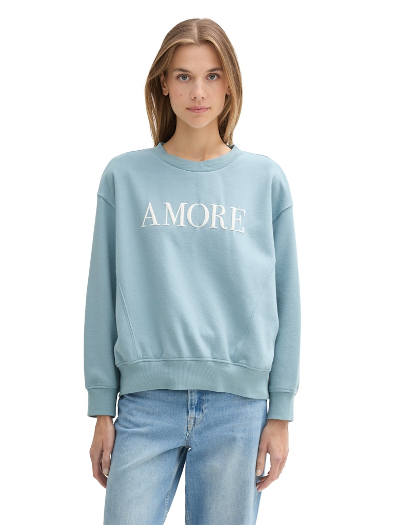 Tom Tailor denim Damen Sweatshirts Tourmaline