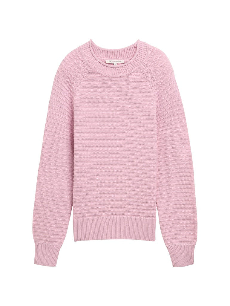 Tom Tailor denim Damen Pullover Soft Dusty Rose