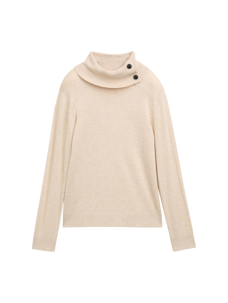 Tom Tailor Damen Sweatshirts Cargo Beige Mel