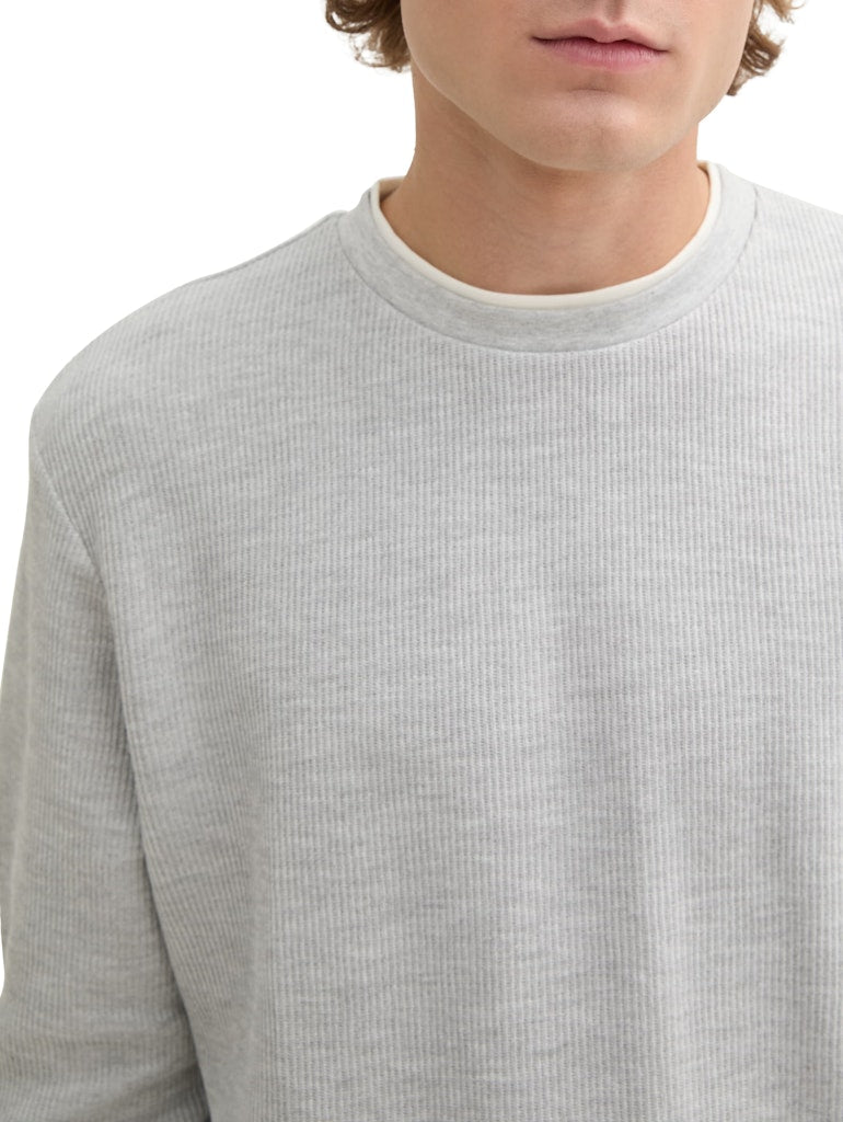 Tom Tailor denim Herren T-Shirts kurz Light Stone Gre