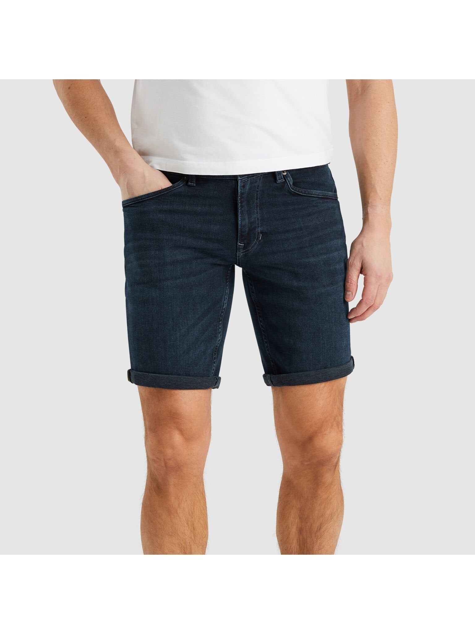 PME Herren Shorts Dark Blue Stret