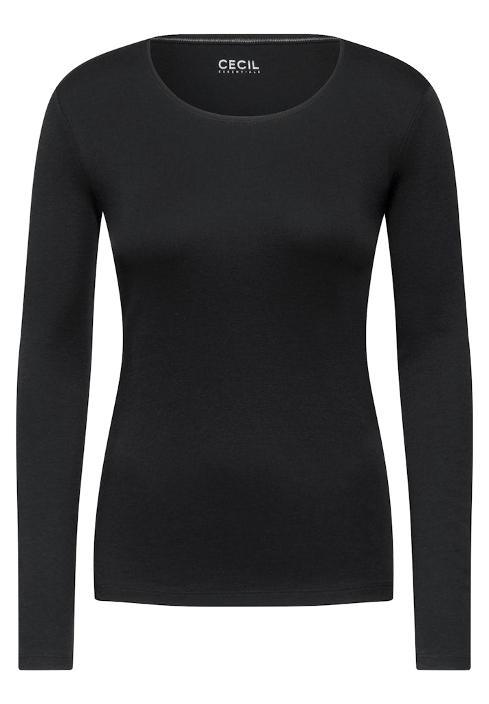 Cecil Damen T-Shirts  Black