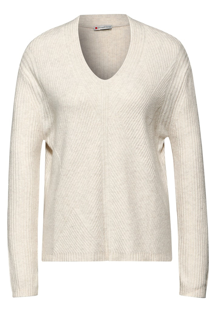Street One Damen Pullover  Oak Beige