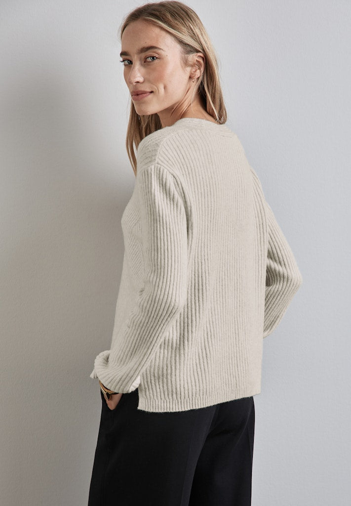Street One Damen Pullover  Oak Beige