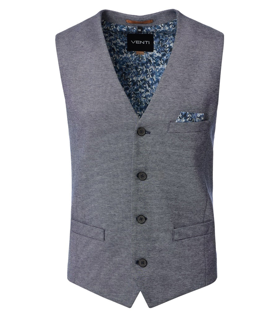 Casa Moda Herren Westen  Blau
