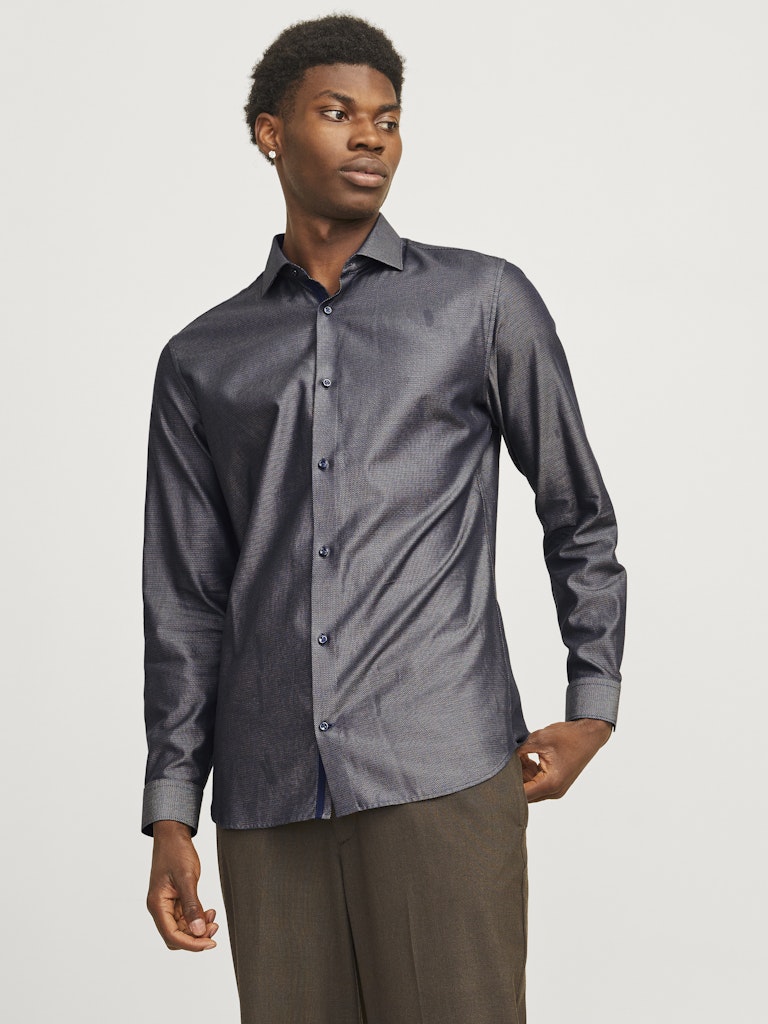 Jack & Jones Herren Hemden True Navy/Slim