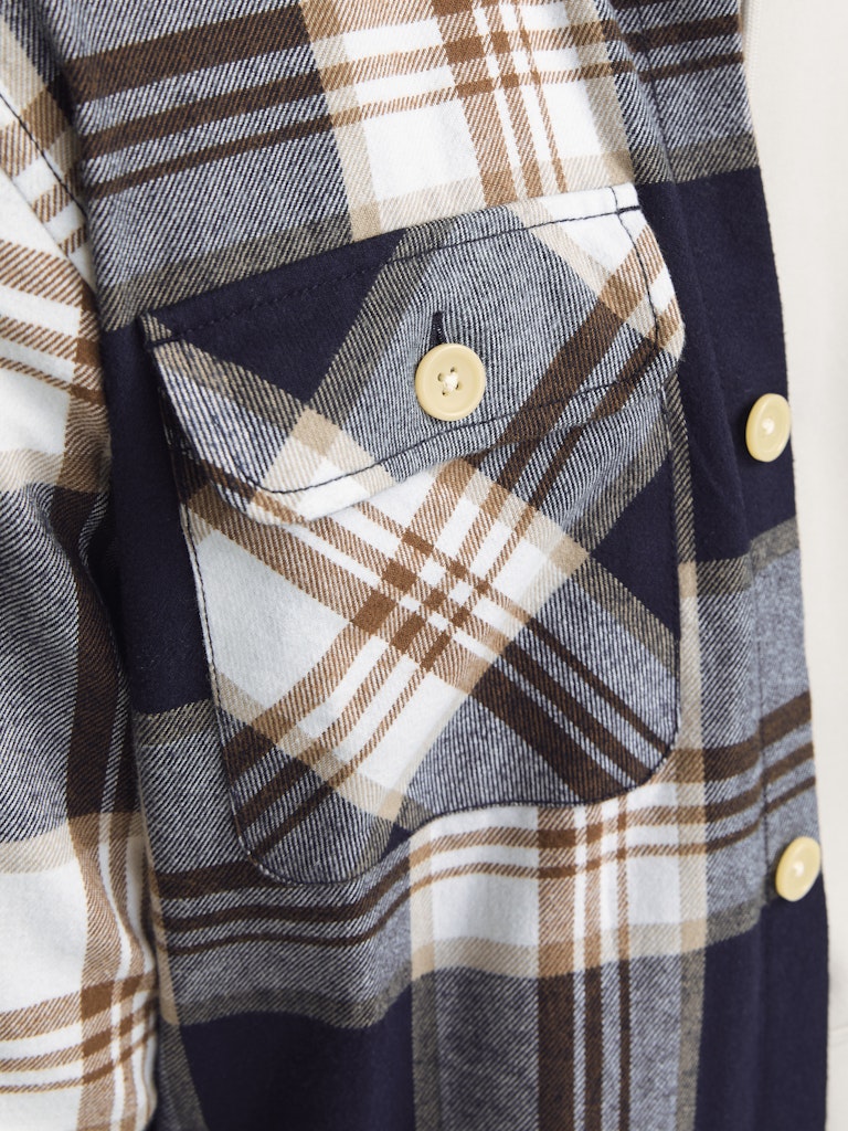 Jack & Jones Herren Hemden lang Navy Blazer