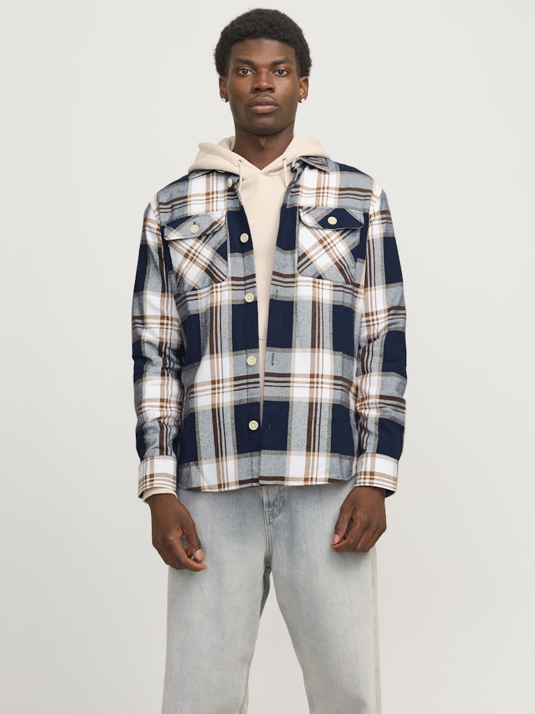 Jack & Jones Herren Hemden lang Navy Blazer