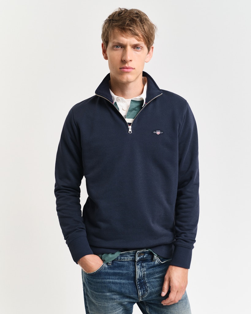 Gant Herren Sweatjacken Evening Blu