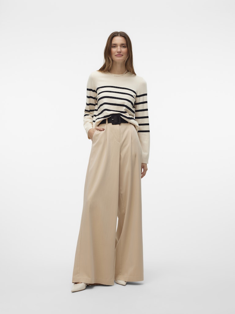 Vero Moda Damen Pullover Birch/Black