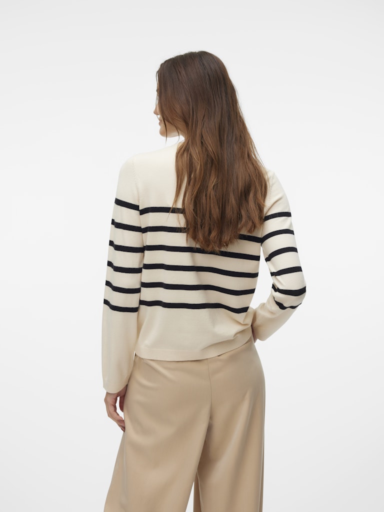 Vero Moda Damen Pullover Birch/Black