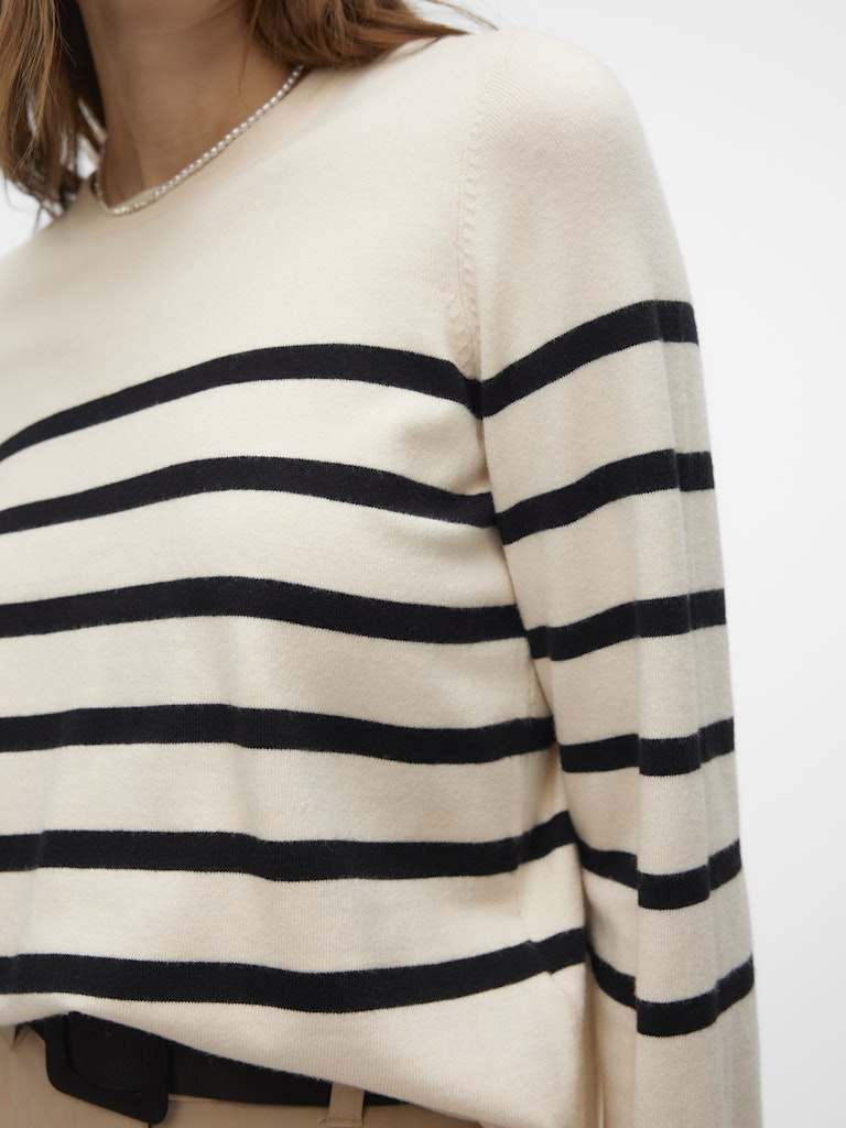 Vero Moda Damen Pullover Birch/Black
