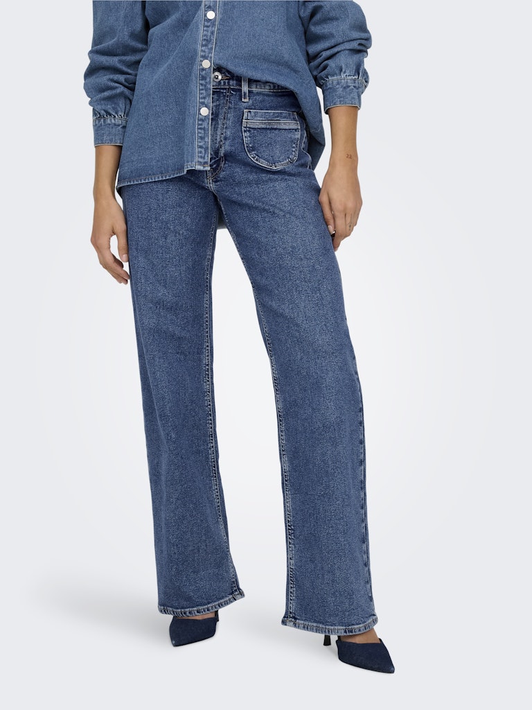 only Damen Jeans Dark Medium Blu