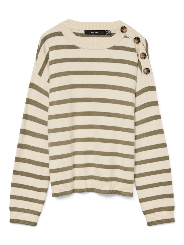 Vero Moda Damen Pullover Birch/Mermaid W