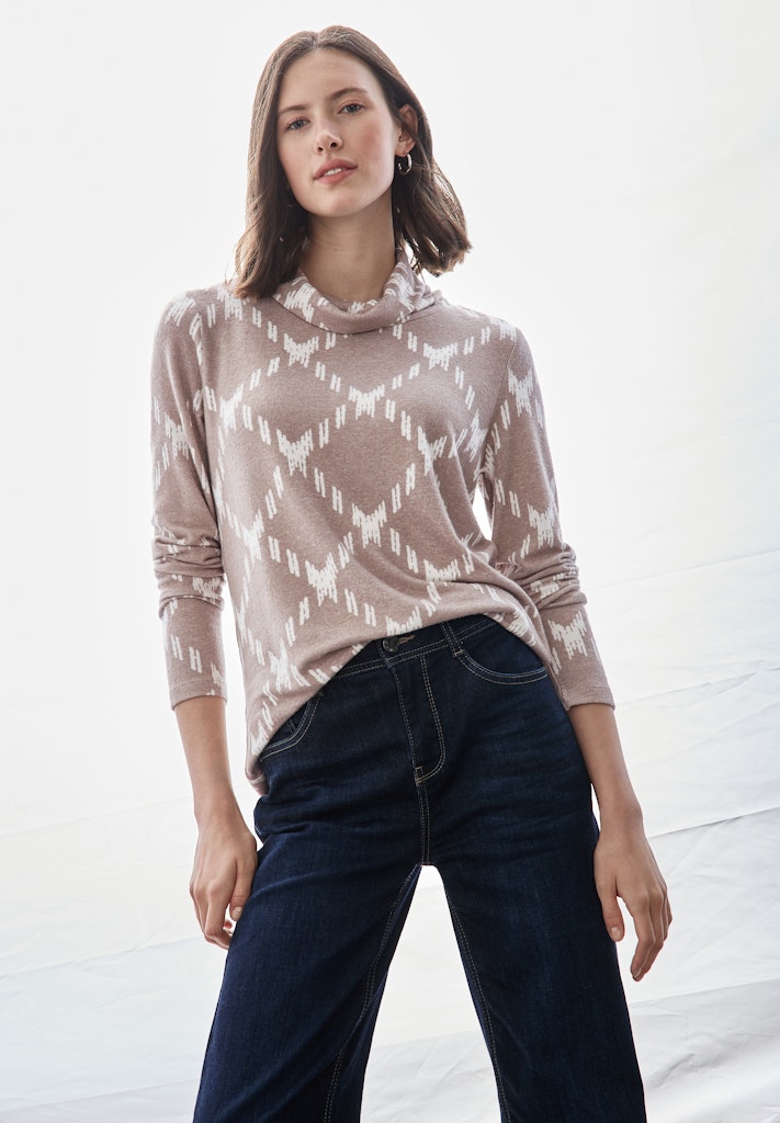 Street One Damen T-Shirts  Light Moc
