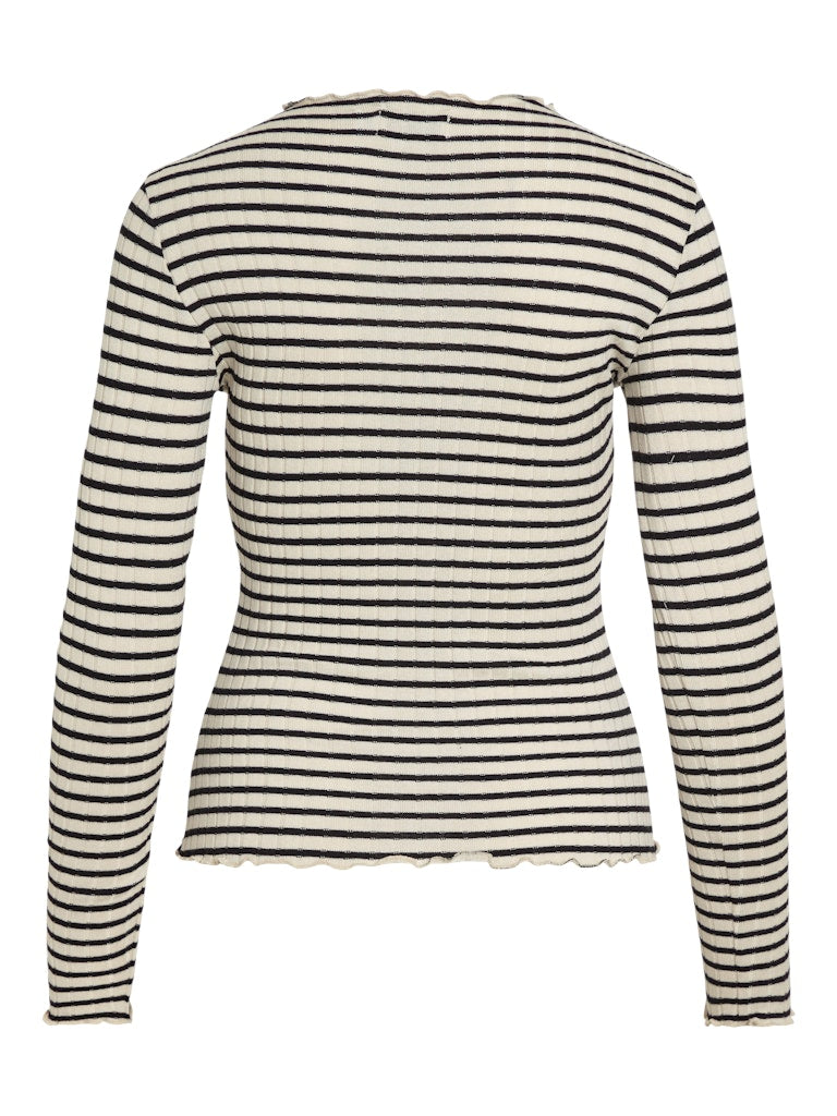 Vila Damen Tops Birch/Black