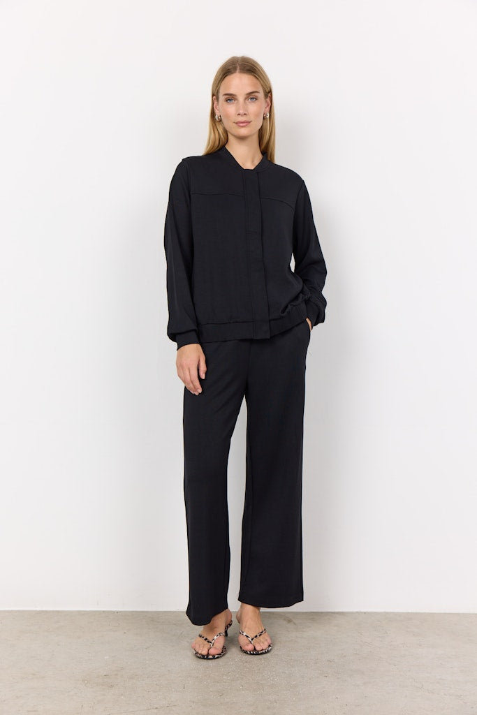 Soya Concept Damen Strickjacken Black