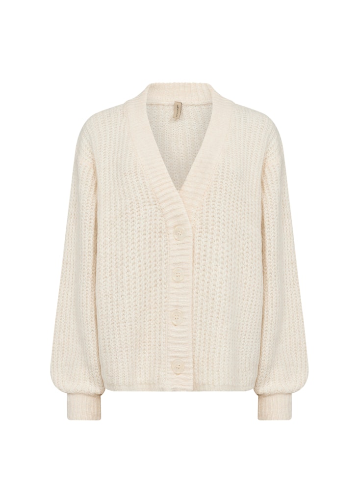 Soya Concept Damen Strickjacken Cream Melange