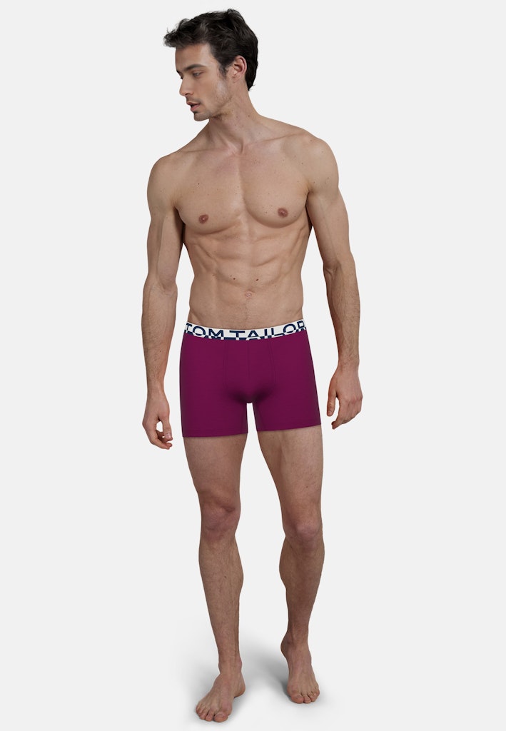 Tom Tailor Pant Rot-Dunkel-Mult