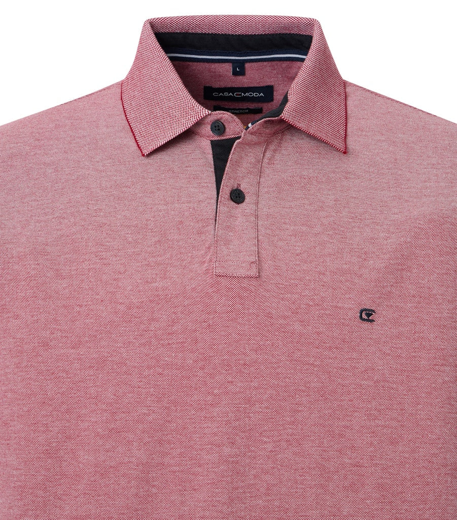 Casa Moda Herren Polo-Shirts  Rot