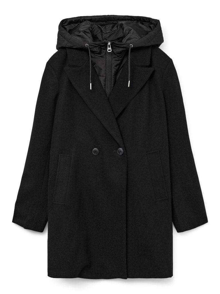 Vero Moda Damen Mantel Black