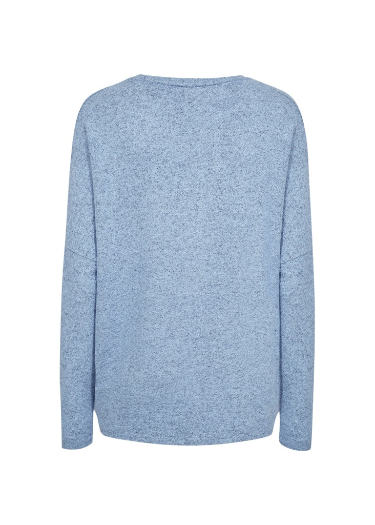 Soya Concept Damen Blusen Air Blue Melang
