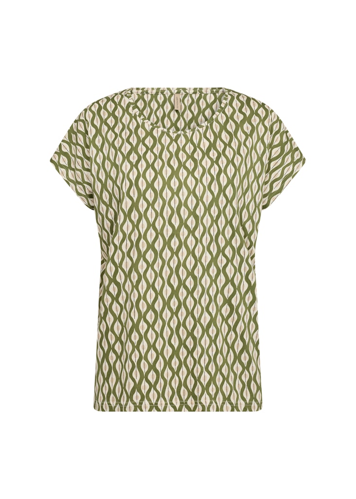 Soya Concept Damen T-Shirts Calliste Green