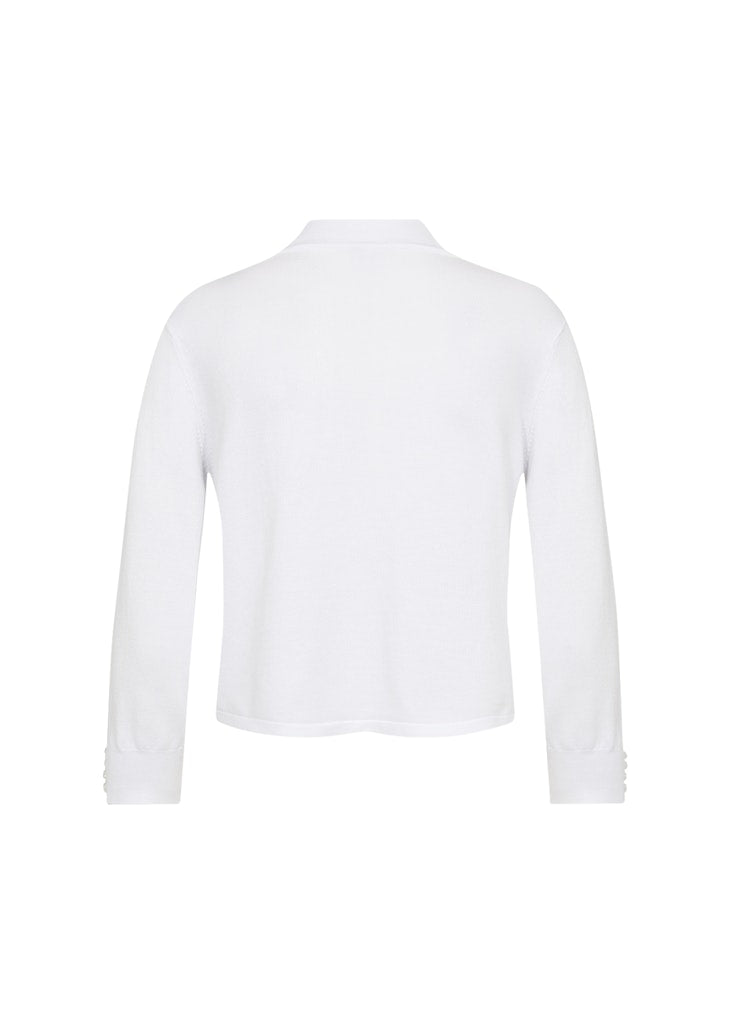Soya Concept Damen Strickjacken White