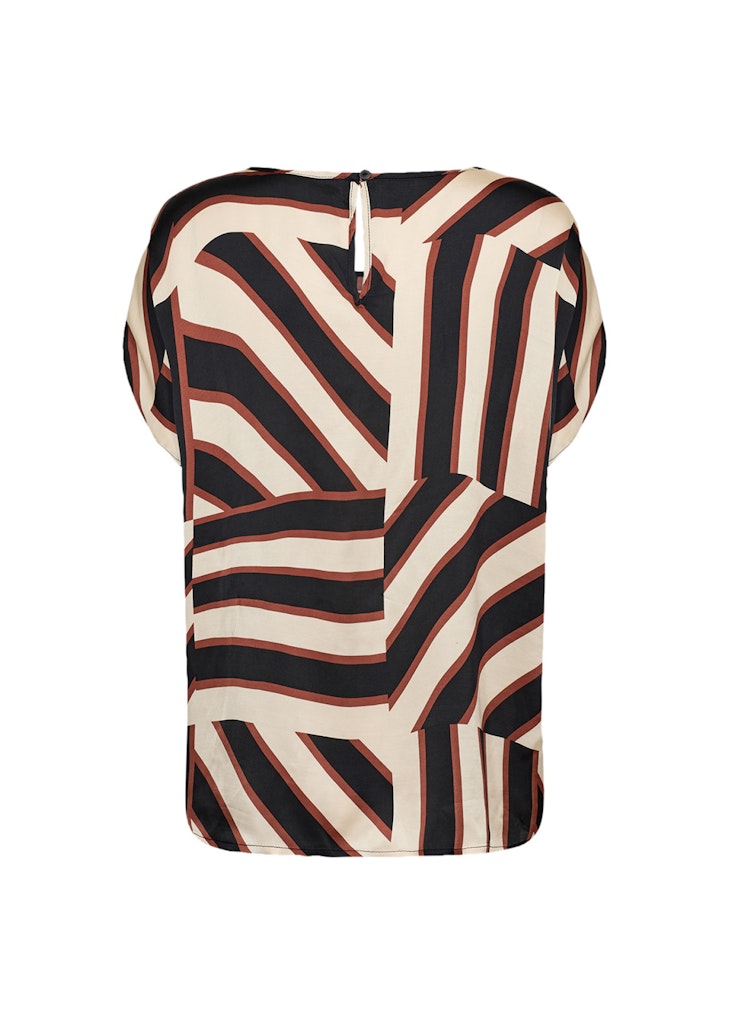 Soya Concept Damen Blusen Black Combi