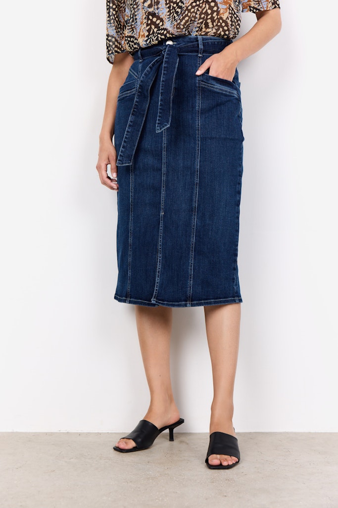 Soya Concept Damen Rcke Dark Blue Denim