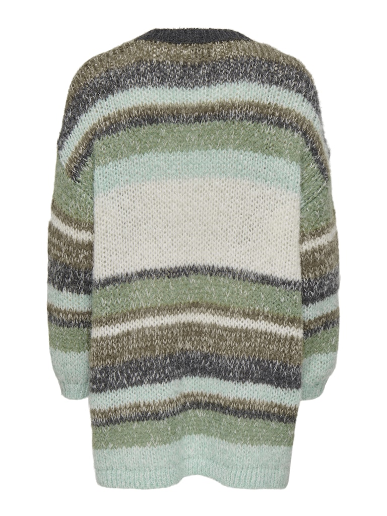 only Damen Strickjacken Magnet/Aqua Gra