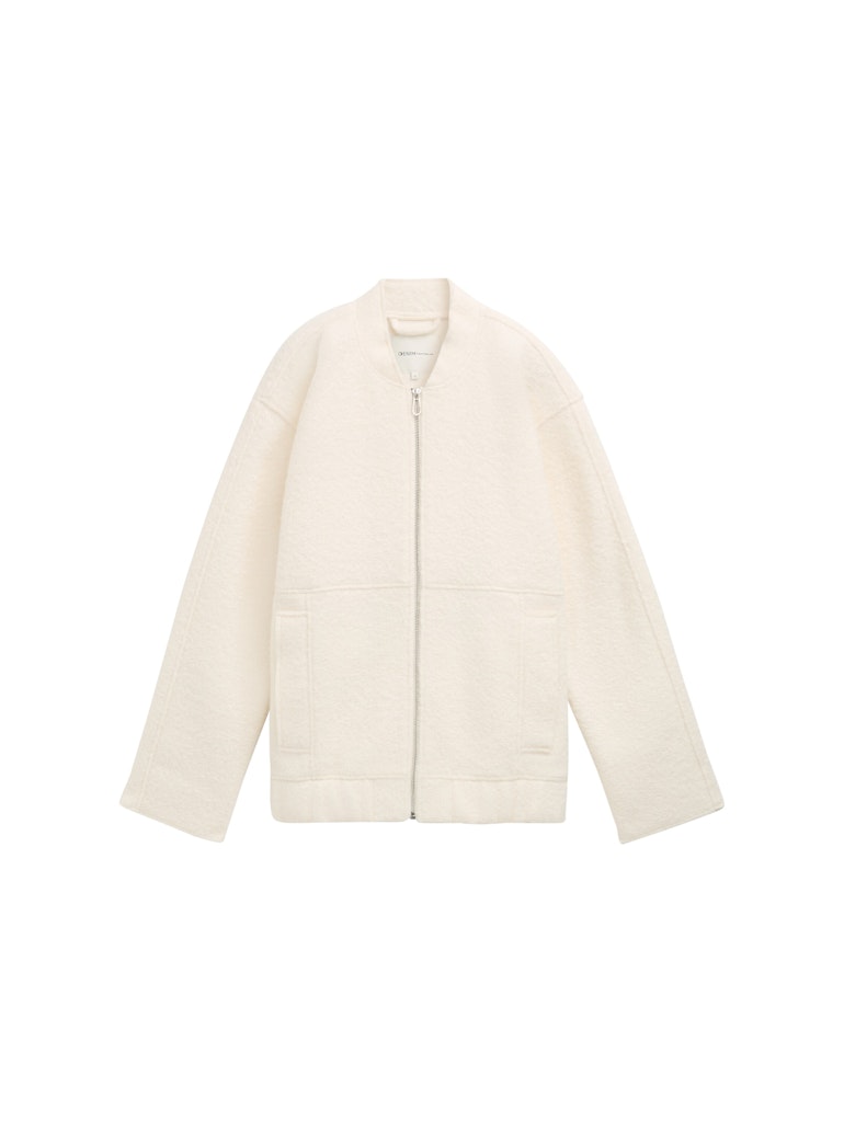 Tom Tailor denim Damen Blazer Light Creme Bei