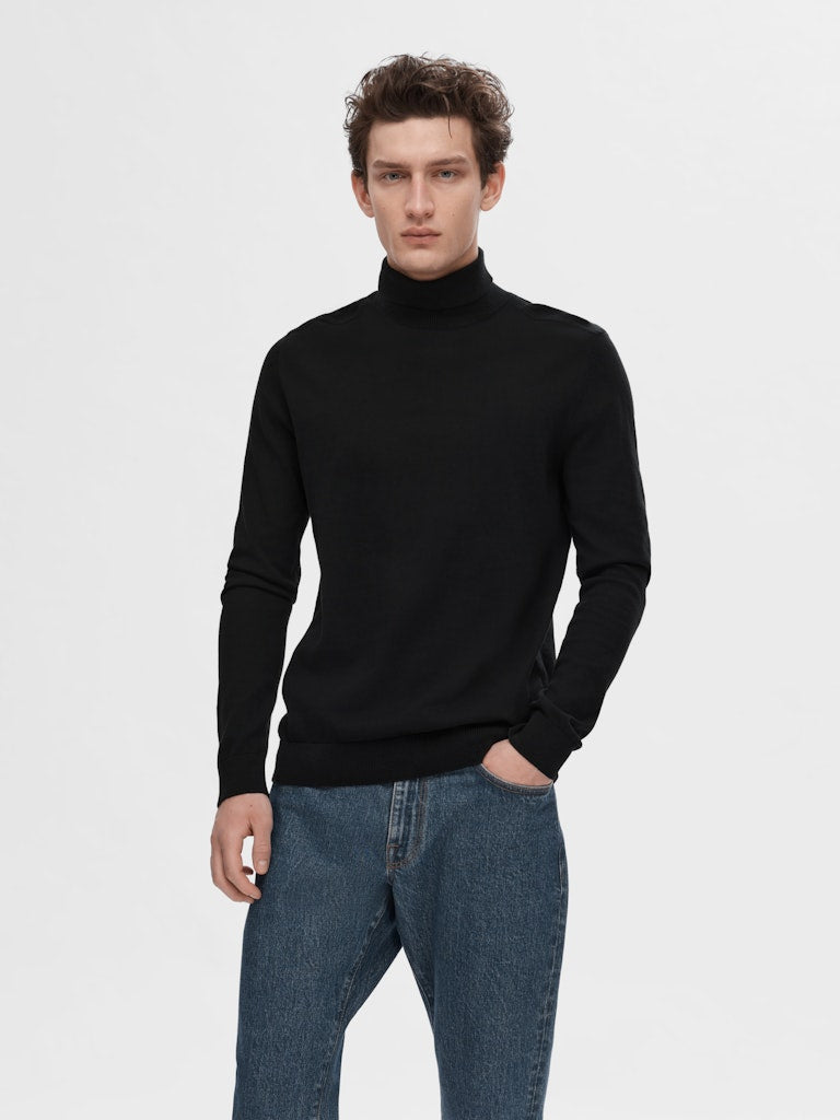 Selected homme Herren Pullover  Black