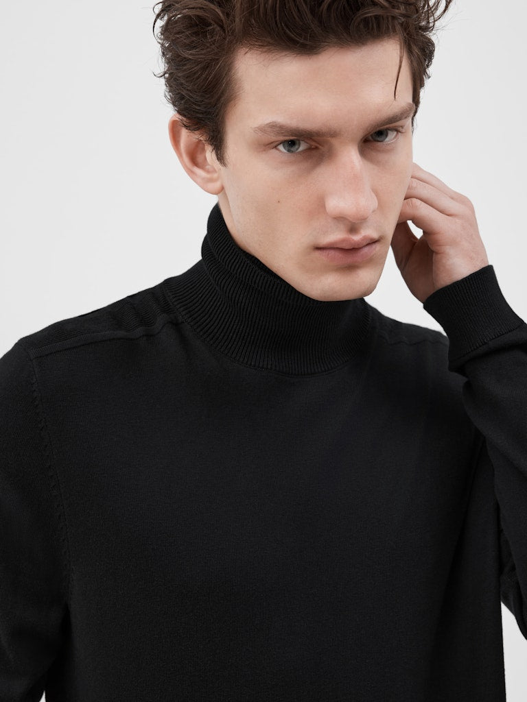 Selected homme Herren Pullover Black