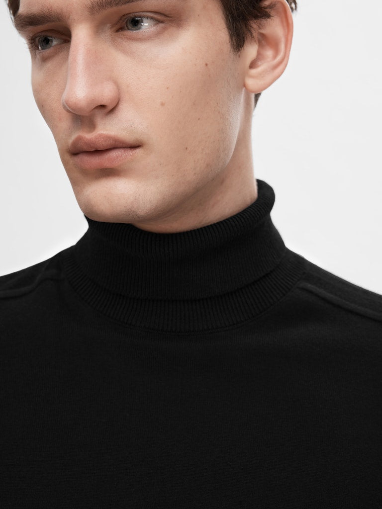 Selected homme Herren Pullover  Black