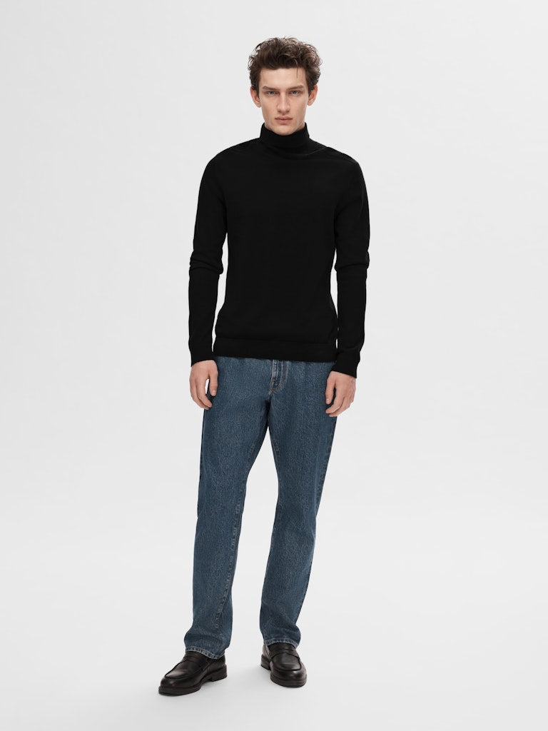 Selected homme Herren Pullover  Black
