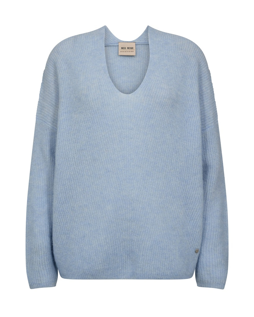 Mos Mosh Damen Strickjacken Cashmere Blue