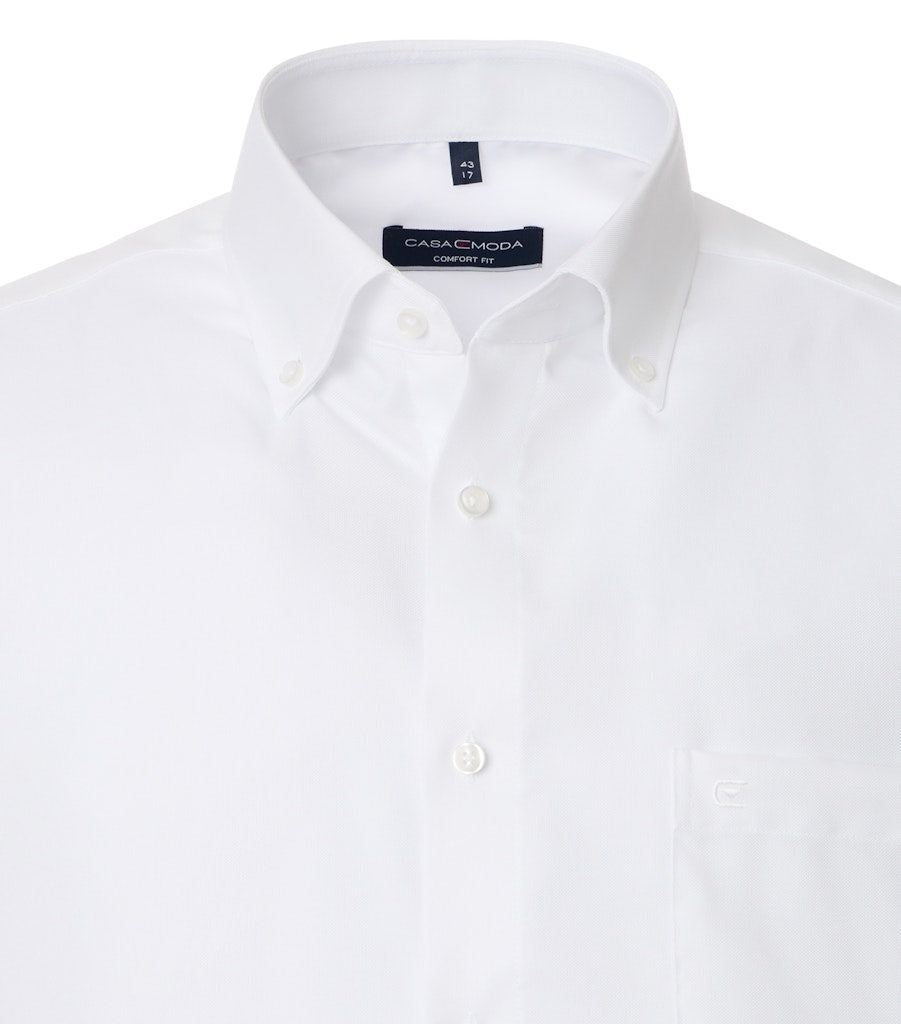 Casa Moda Herren Hemden lang  Weiss