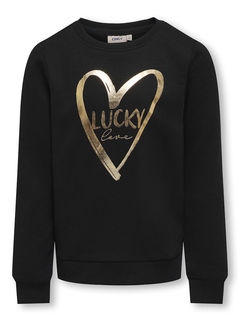 Only Mädchen Sweats & Sweatjacken Black/Lucky
