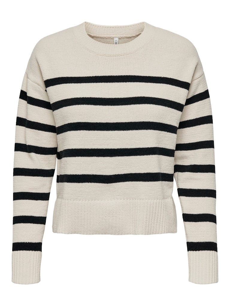 only Damen Pullover Birch/Black