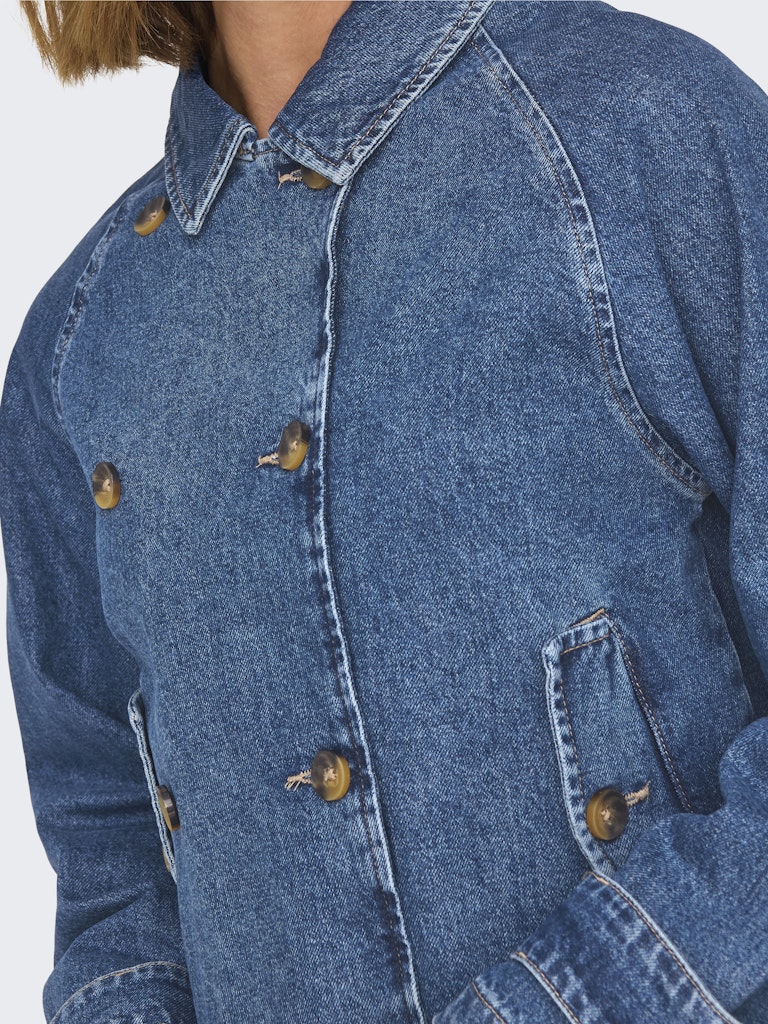 only Damen Jeansjacken Medium Blue Den