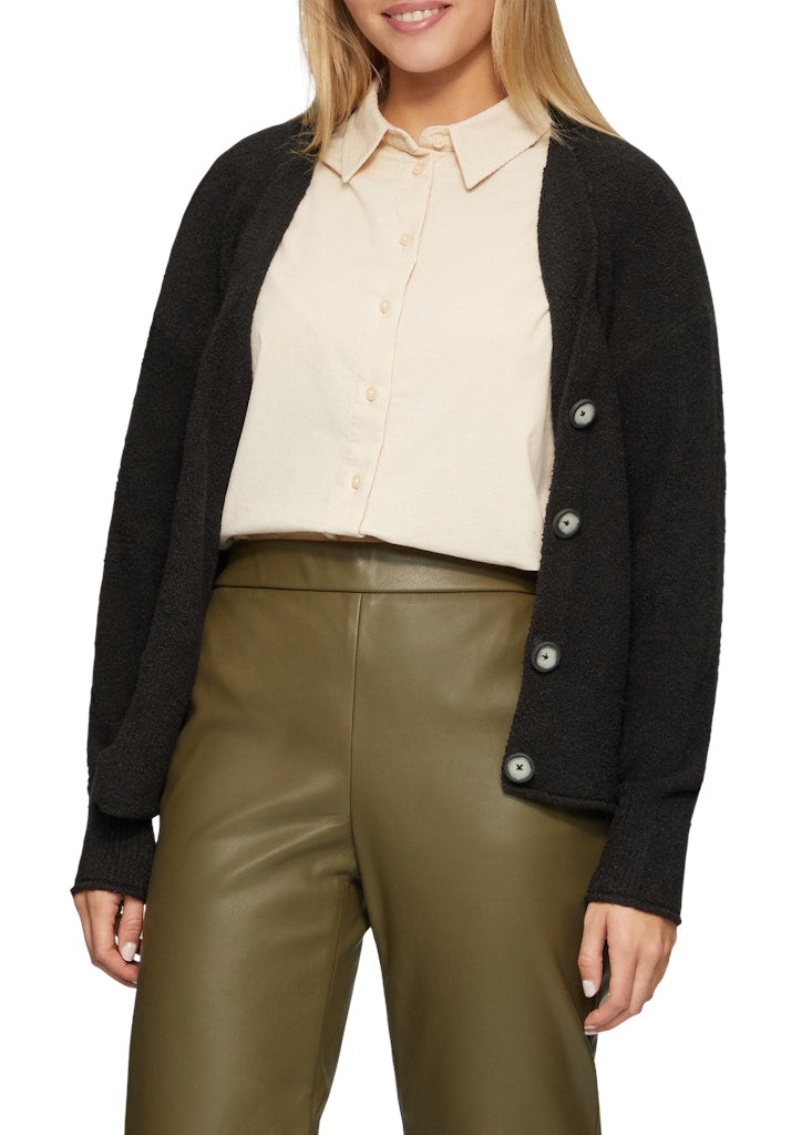 S. Oliver red Damen Strickjacken Grey/Black