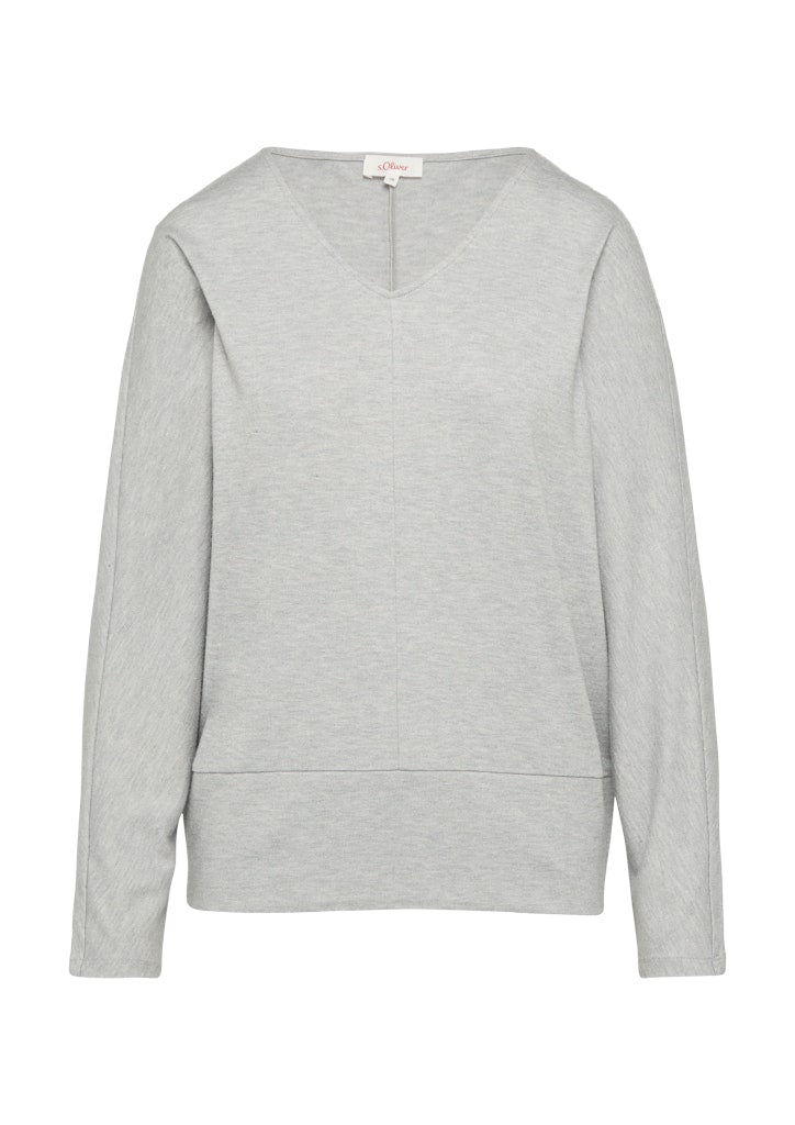 S. Oliver red Damen T-Shirts Grey/Black