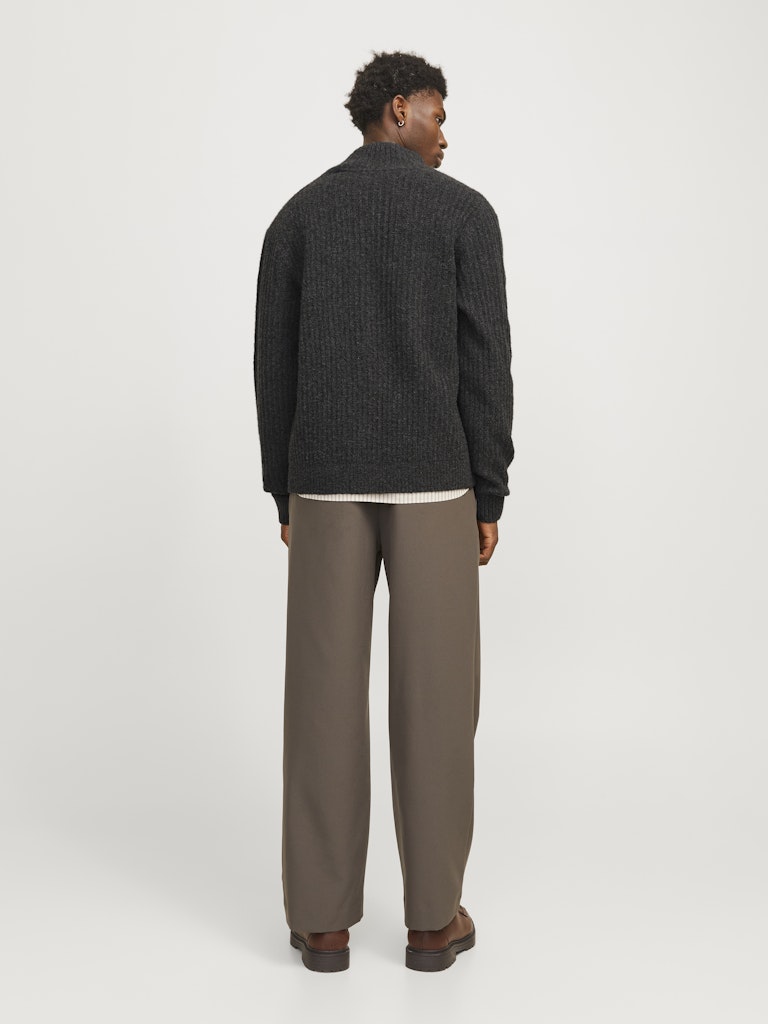 Jack & Jones Herren Strickjacken Dark Grey Melan