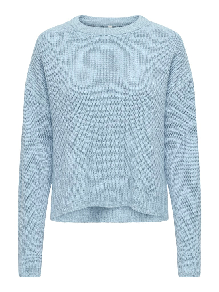 only Damen Pullover Cashmere Blue