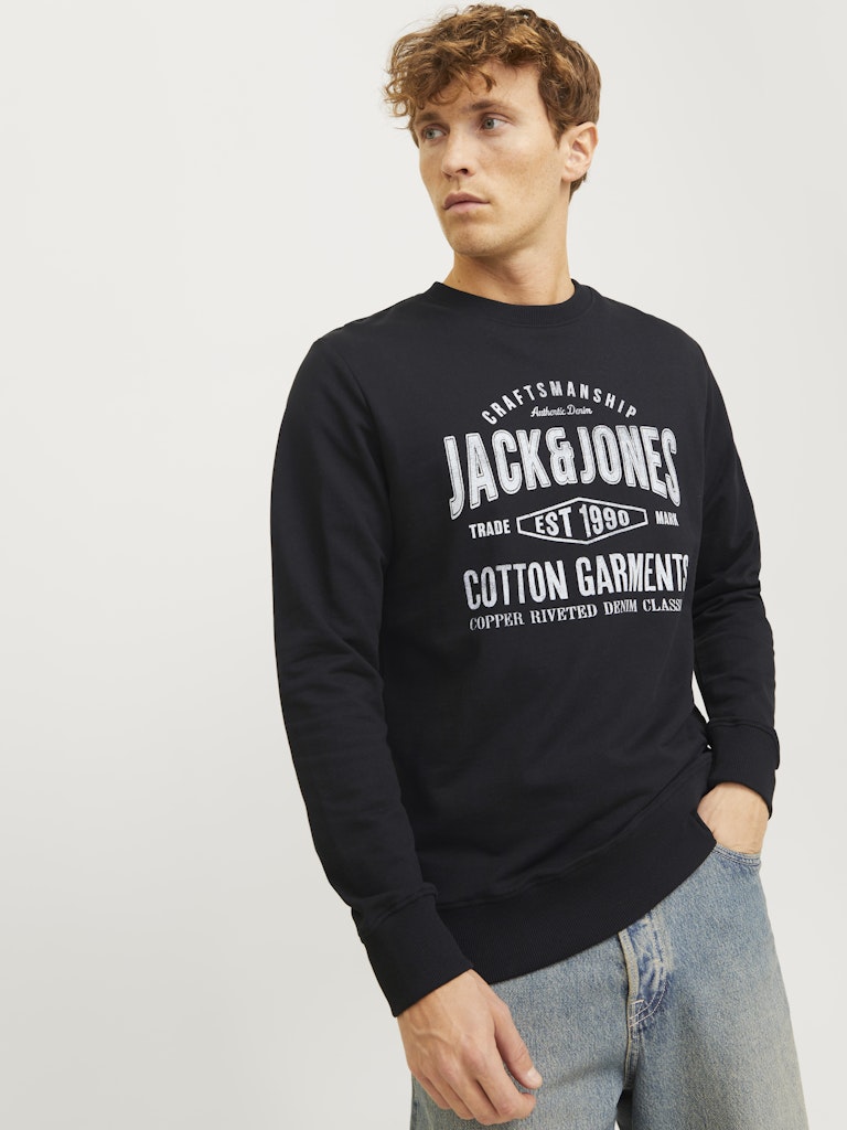 Jack & Jones Herren Sweatshirts Black