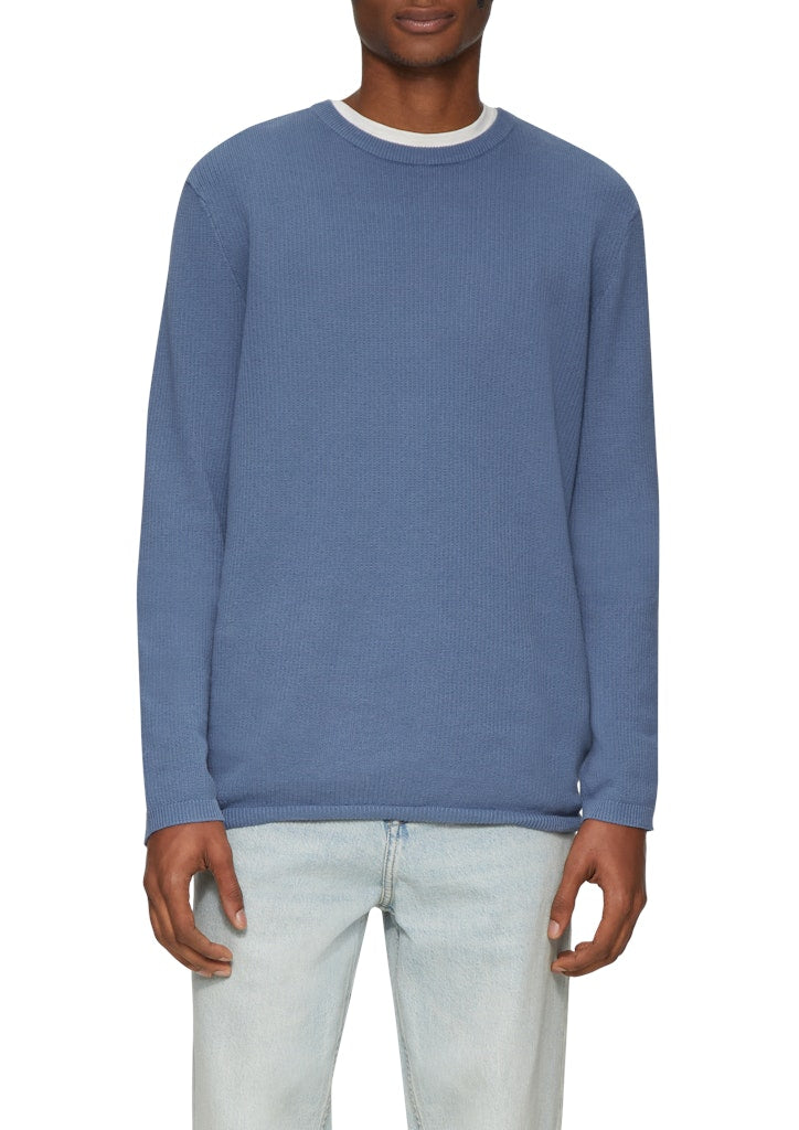 QS by S.Oliver Herren Pullover Blue