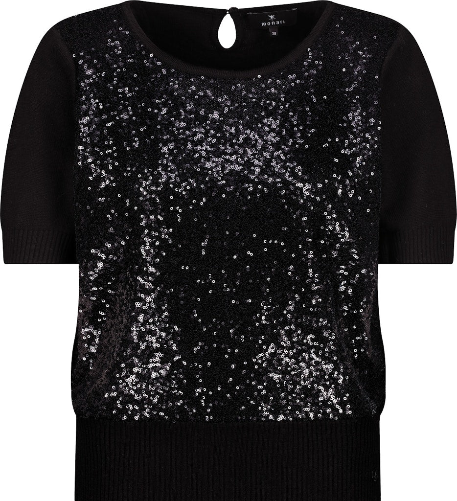 Monari Damen Pullover  Schwarz